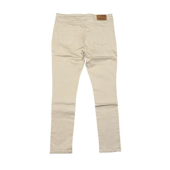 WULFUL Men's Slim Fit Straight Stretch Jeans Denim Pants 38x31 Khaki Skater - Picture 2 of 11